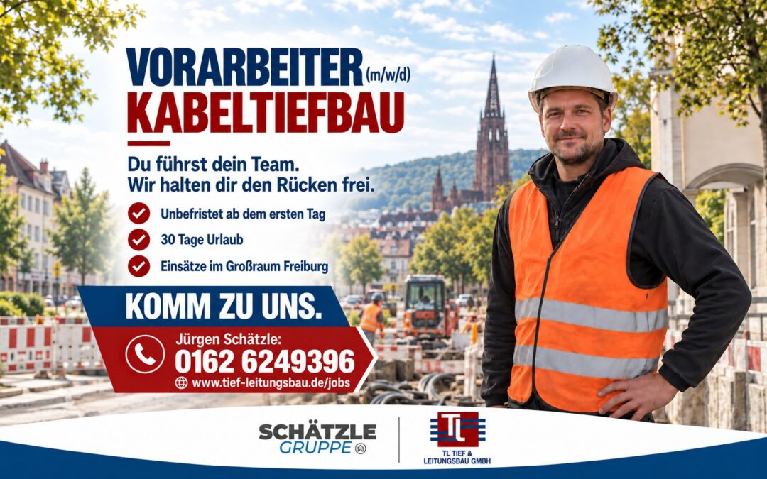 Vorarbeiter (m/w/d) Kabeltiefbau