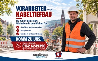 Vorarbeiter (m/w/d) Kabeltiefbau